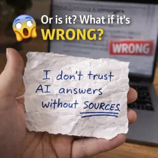 I Don't Trust AI Without Sources