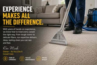Experience Matters When Cleaning Carpets