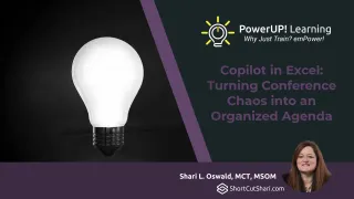 TIP!Tuesday - Use Copilot in Excel to Build a Conference Session List