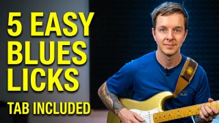 5 Blues Guitar Licks Every Player Should Know 🔥 (Blues guitar lesson with tabs)