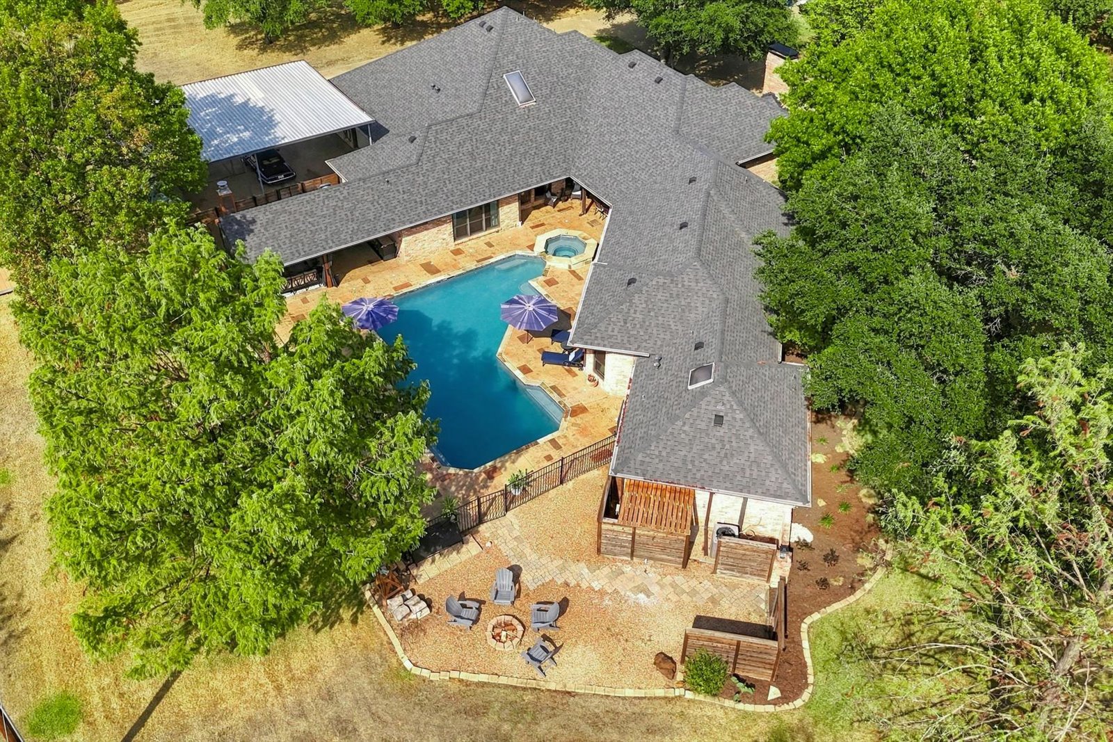 3801 Post Oak Road: A Two-Acre Pool Home in Flower Mound with Argyle ISD