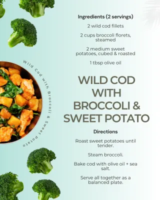 Healthy Wild Cod Recipe for Balanced Nutrition