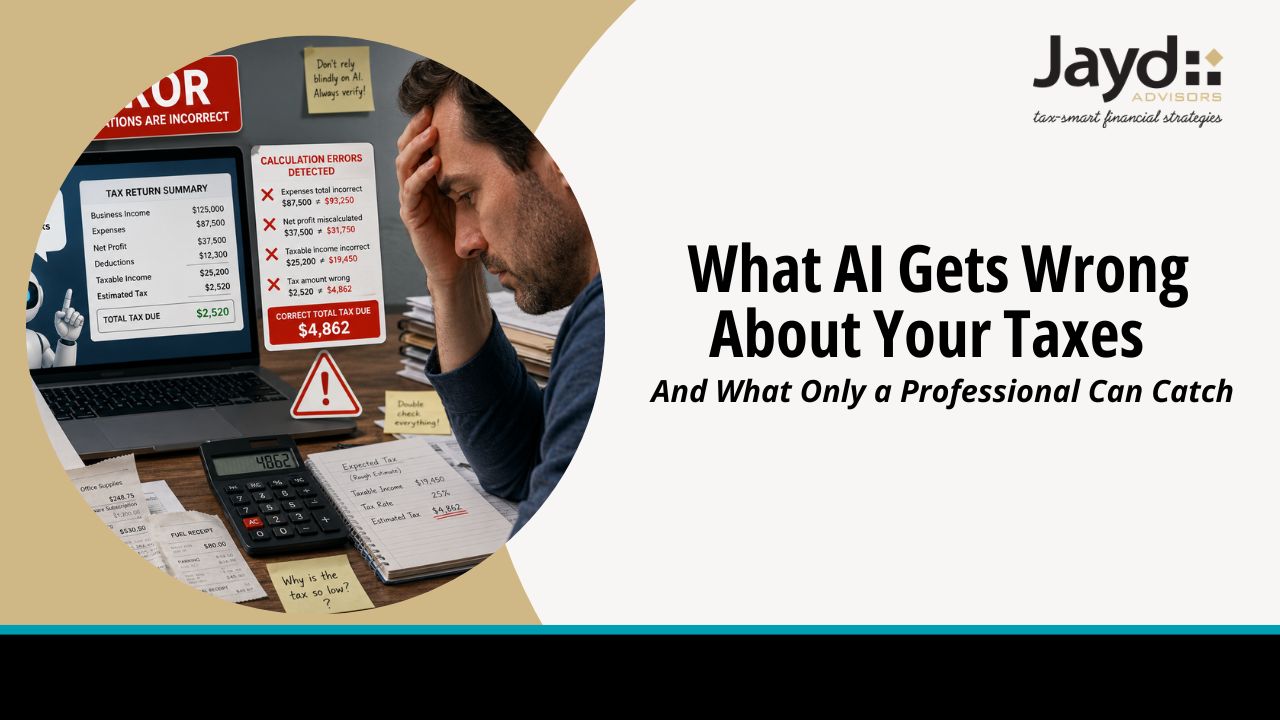 What AI Gets Wrong About Your Taxes — And What Only a Professional Can Catch
