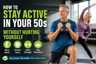 How to Stay Active in Your 50s Without Hurting Yourself