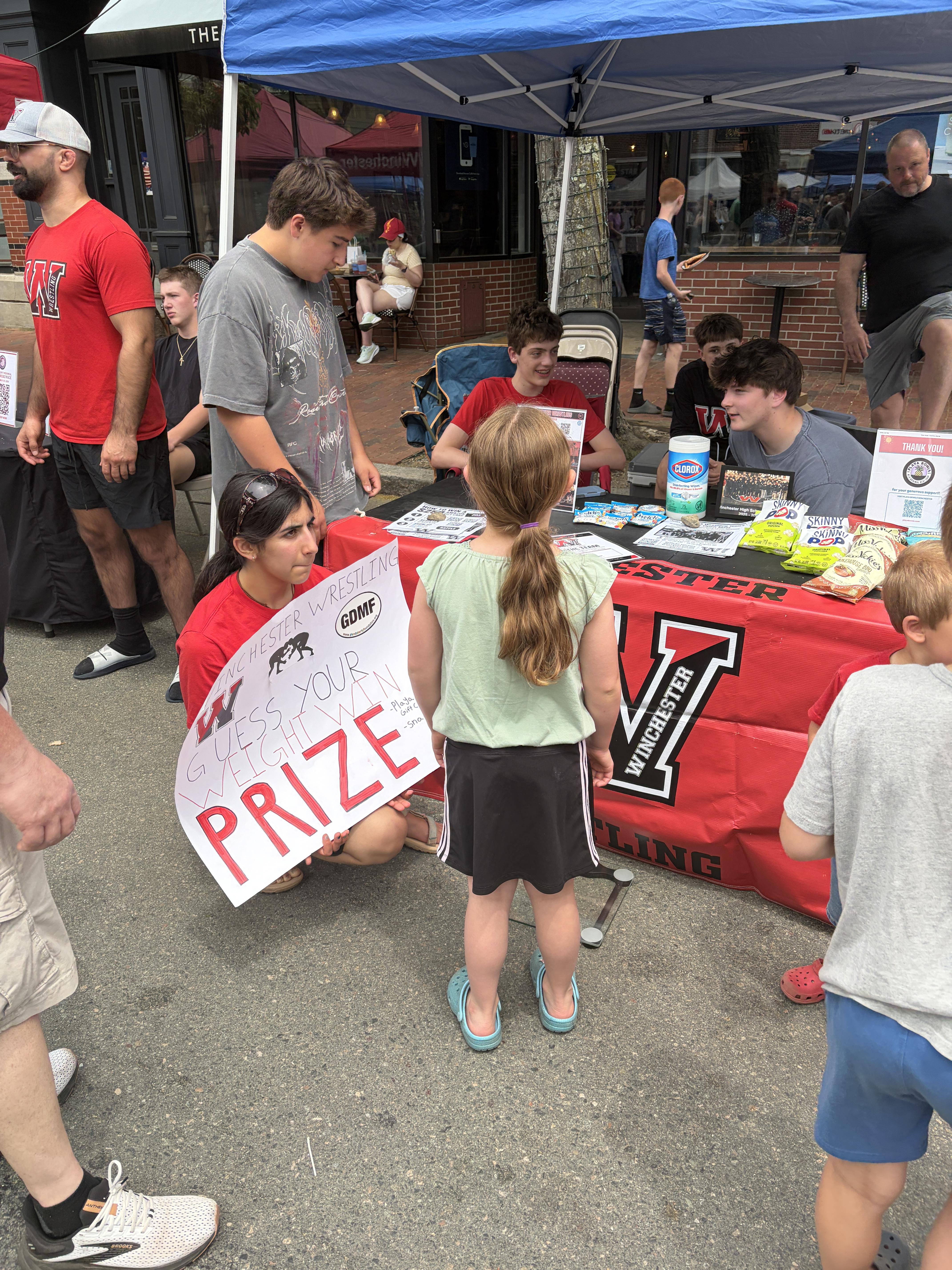 Winchester Wrestling Brings the Booth to Town Day