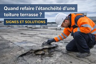 Quand refaire l’étanchéité d’une toiture terrasse ? (Signes et solutions)