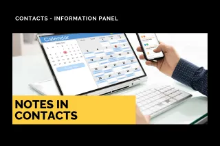 Improved Feature: Notes in Contacts