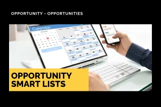 New Feature: Opportunity Smart Lists
