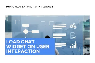 Improved Feature: Load Chat Widget on User Interaction