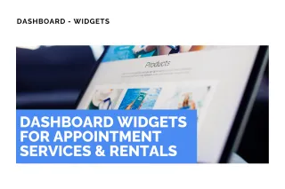 New Feature: Dashboard Widgets for Appointment Services & Rentals