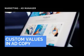 New Feature: Custom Values in Ad Copy