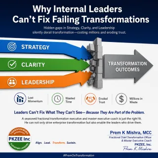 Why Internal Leaders Can't Fix The Transformation Challenges?