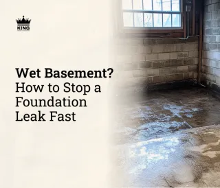 Wet Basement Right Now? How to Stop a Foundation Leak Fast