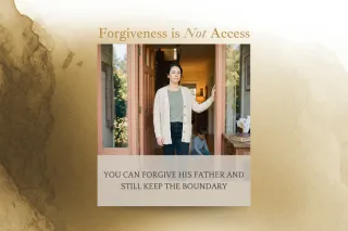 Forgiveness Is Not Access