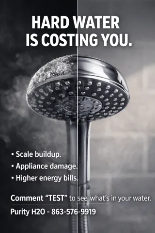 Why Your Shower Head Keeps Clogging — Hard Water Buildup in Florida