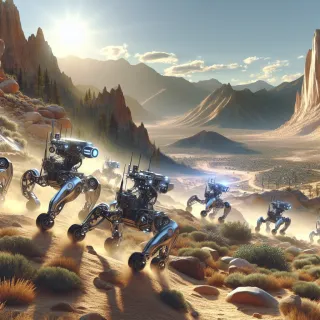 Innovadores robots de EE. UU. se adaptan a terrenos difíciles