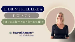 It Didn’t Feel Like a Decision