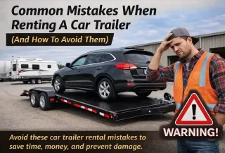 14K Car Trailer Rental Services For Non-Running Vehicles In Georgia