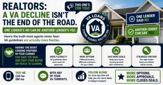 A VA Loan Turndown From One Lender Does Not Mean the Deal Is Dead and Here Is Why Agents Should Know