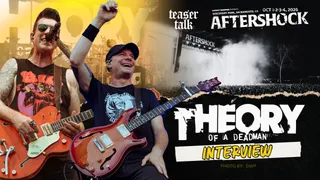 Theory of a Deadman Interview at Aftershock 2026 | Teaser Talk