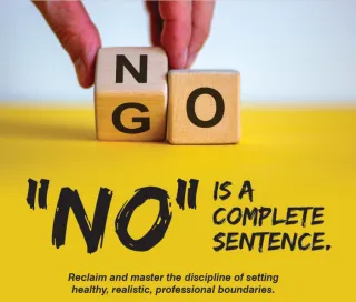 No is a complete sentence