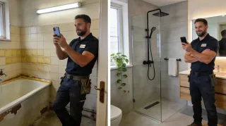 Vorher-Nachher Content: Handwerker auf Instagram 2026