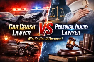 Tampa Car Crash Lawyer vs Personal Injury Lawyer: What’s the Difference?