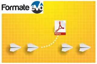 Formate eVo NOW supports PDF/A