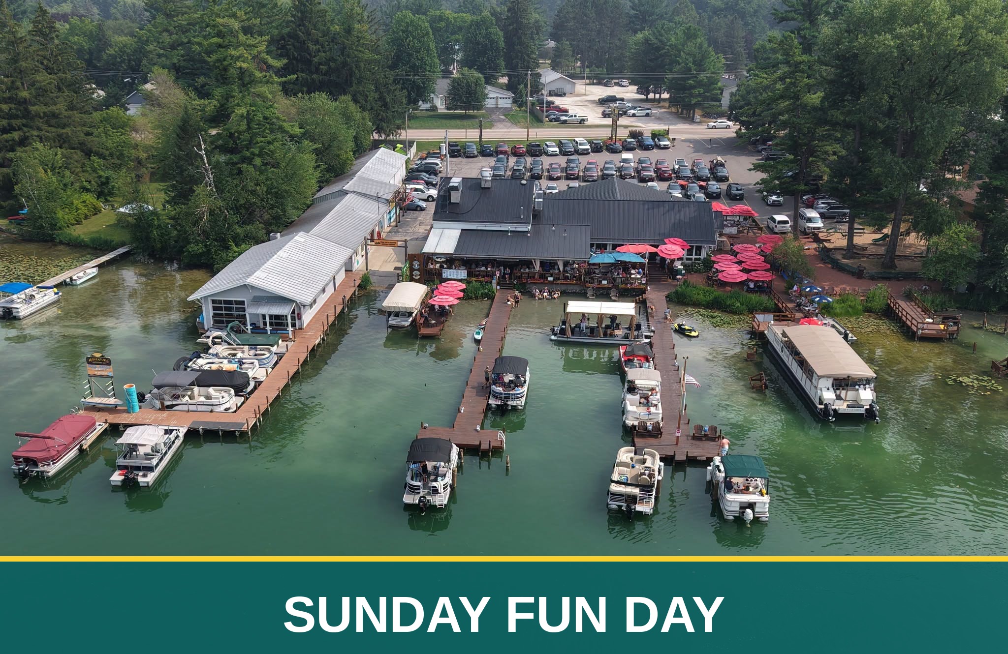 Sunday Fun Day on the Waupaca Chain O' Lakes