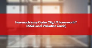 How much is my Cedar City, UT home worth? (2026 Local Valuation Guide)