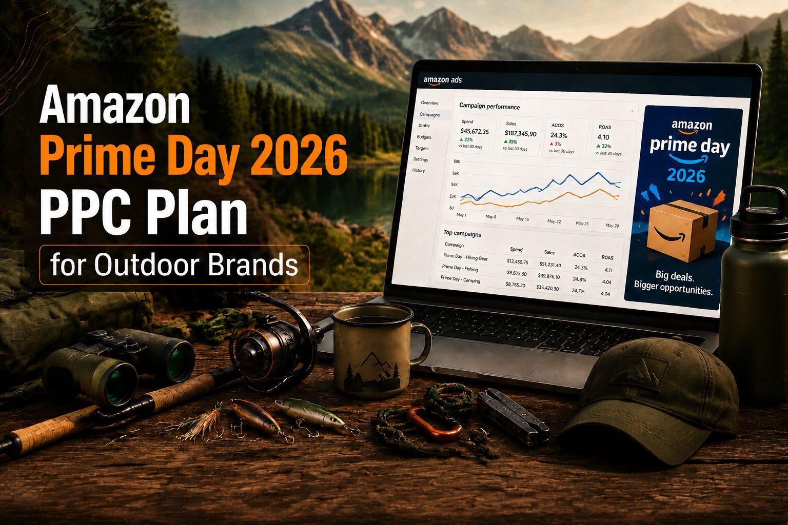Amazon Prime Day 2026 PPC Plan for Outdoor Brands | Hunting & Fishing Gear Sales 