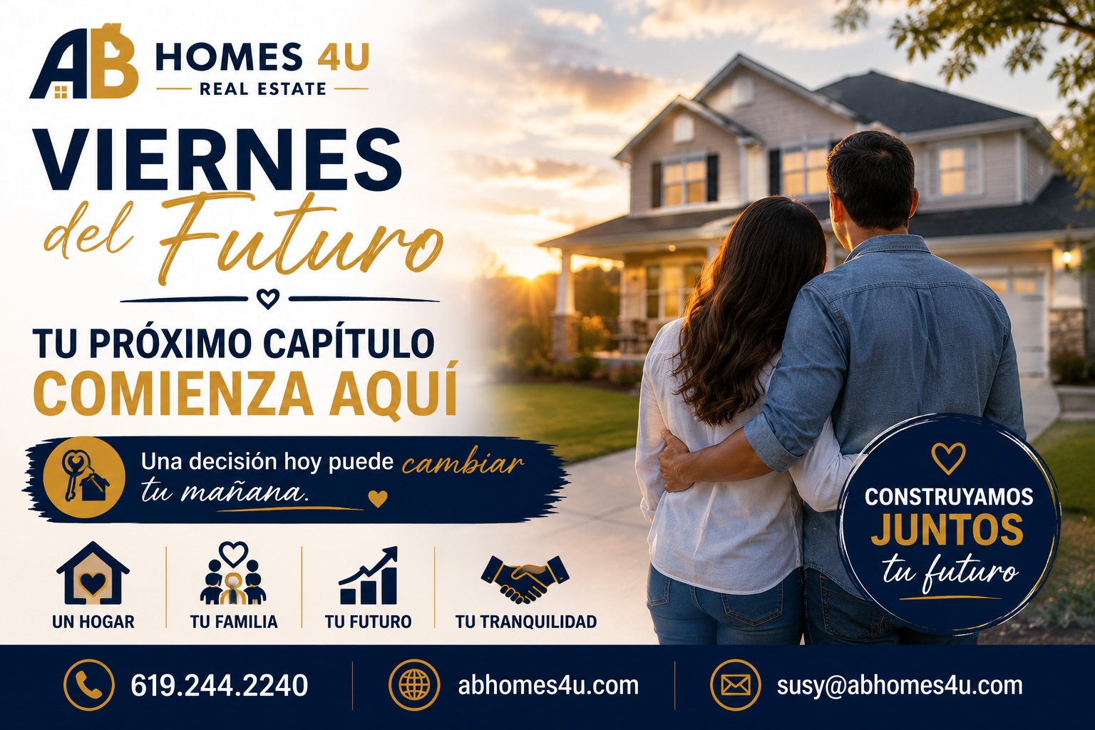 Viernes del Futuro: Tu Próximo Capítulo Comienza con una Decisión | AB Homes 4U