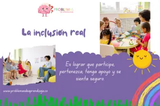 La inclusión no es poner a un niño en el aula.