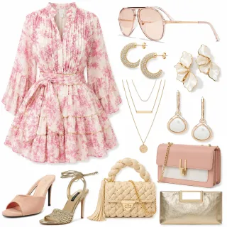 Pink Floral Summer Dress Outfit Inspiration | Brunch, Date Night & Vacation Style