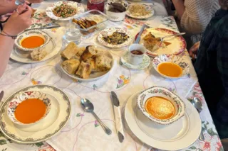 Five Women Around a Table