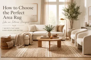How to Choose the Perfect Area Rug Like an Interior Designer (7 Secrets That Make Every Room Look Better)