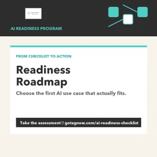 The AI Readiness Roadmap: How to Move From Checklist to First Use Case