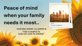 How do I talk to my family about my end-of-life plans?