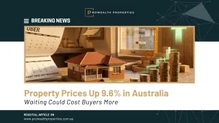 Property Prices Up 9.6% in 2026 in Australia