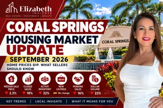 Coral Springs Home Prices Dip in September 2026. What Sellers Should Know