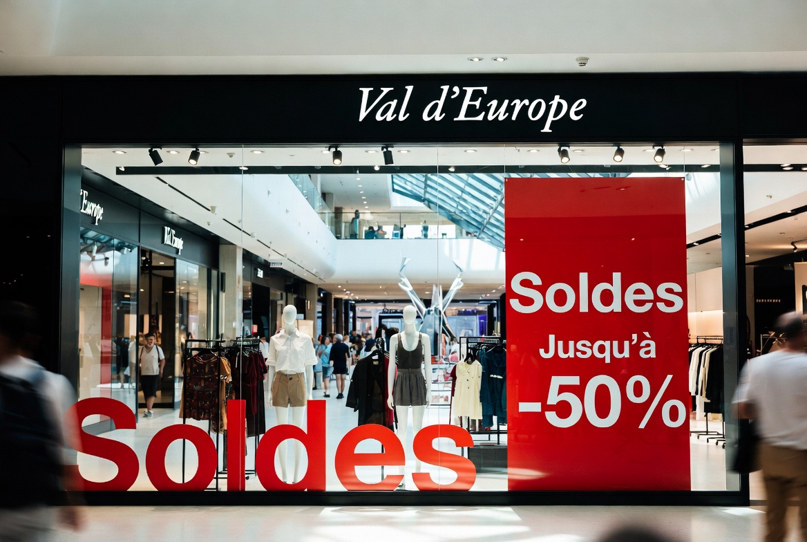 Soldes d'été 2026 : c'est parti au centre commercial Val d'Europe jusqu'au 21 juillet