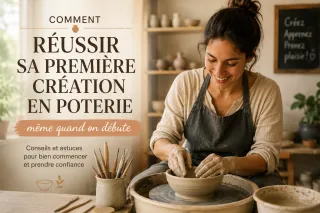 Comment réussir sa première création en poterie, même quand on débute