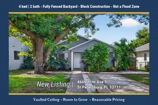 New Move-In Ready 4 Bedroom 2 Bathroom Home in St Petersburg, FL