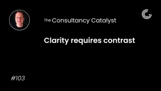 Clarity requires contrast