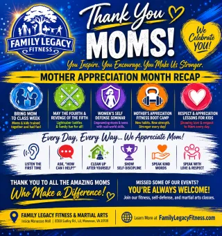 Mother Appreciation Month: Family Fitness & Martial Arts | Family Legacy Fitness