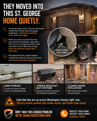 A Gap Less Than an Inch: How Roof Rats Invade Washington County Homes