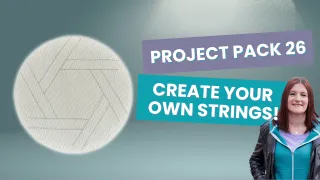How to Join Project Pack 26 Without the Kit: Simple Zendala String Tutorials