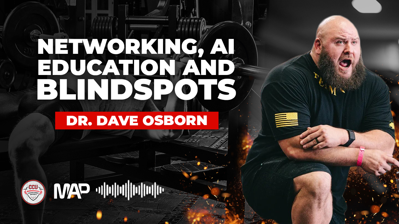 CCU Podcast - Networking, AI, Education and Blindspots with Dr. Dave Osborn