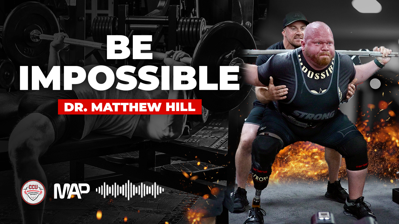 CCU Podcast - Be Impossible with Dr. Matthew Hill