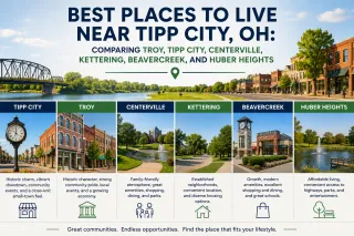 Best Places to Live Near Tipp City, OH: Comparing Troy, Tipp City, Centerville, Kettering, Beavercreek, and Huber Heights
